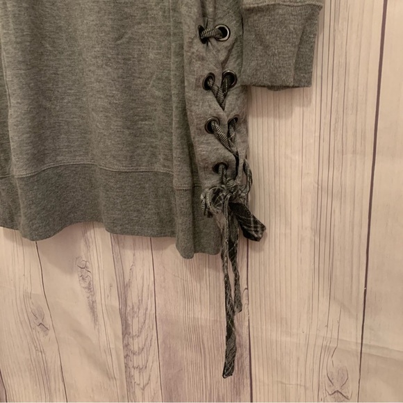 Cloth & Stone Gray Long Sleeve Sweatshirt Sweater Dress Size XS - Picture 3 of 8